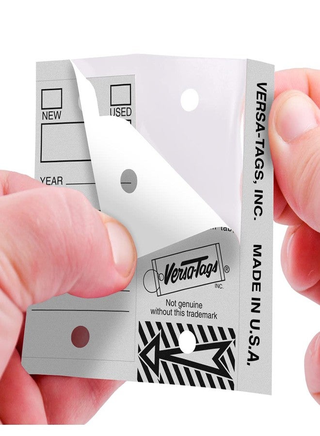 Versa-Tags 250 Per Box, Self-Protecting Paper Key Tags with Chrome-Plated Split Rings Perfect for Car Truck Or RV Dealers Gray - Image 3